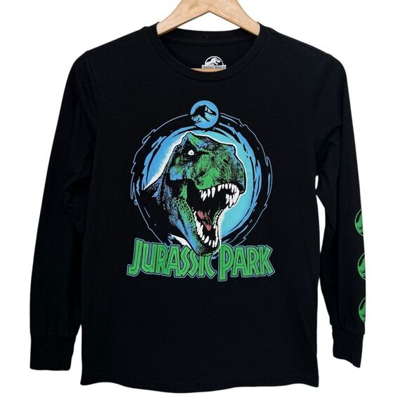 MAD Engine Jurassic World Dominion Boys Long Sleeve Crewneck Graphic Tee. Large. - Picture 1 of 5